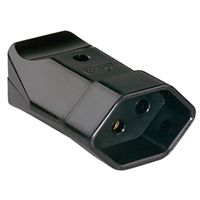 BACHMANN Coupleur CH, 10A, noir, SUISSE