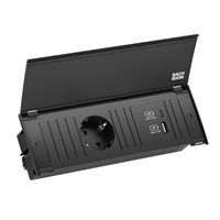 BACHMANN SET KAPSA S 1xCEE7/3 1xUSB A&C 22W 1xDeckel RAL9005