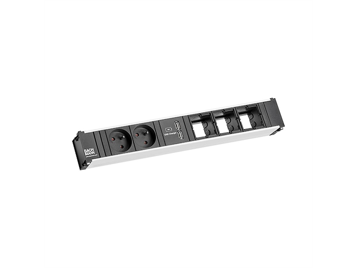 BACHMANN CONI 2xUTE 1xUSB Charger 3xCM Strom 0,2m GST18