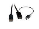 ROLINE HDMI-Kabel UltraHDTV - DisplayPort, ST/ST, schwarz, 2 m