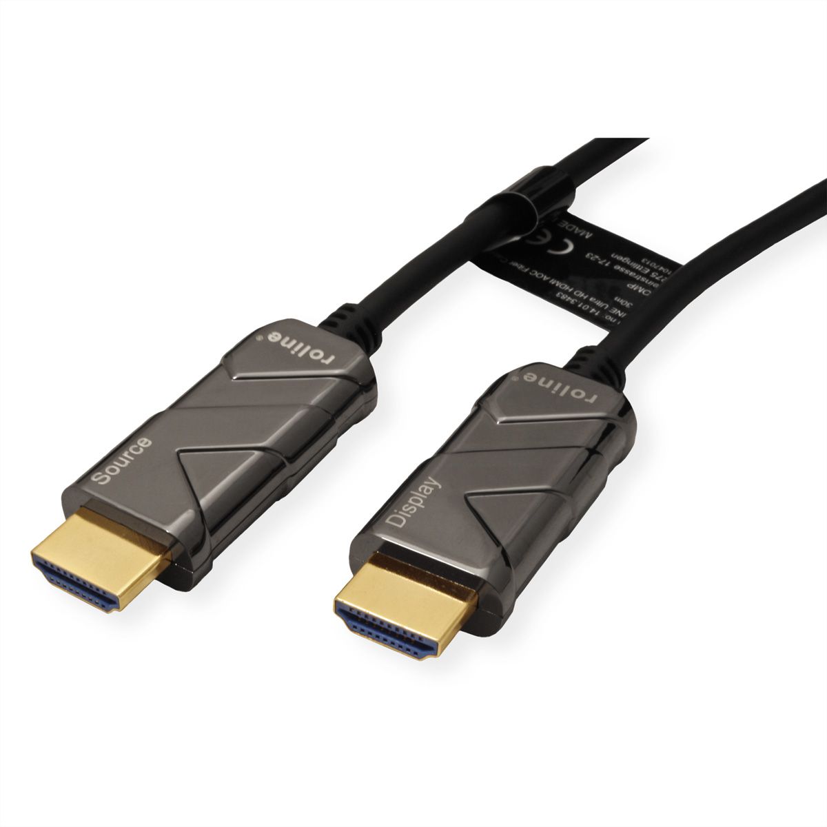 ROLINE Câble Ultra HDMI actif optique 8K, 10 m