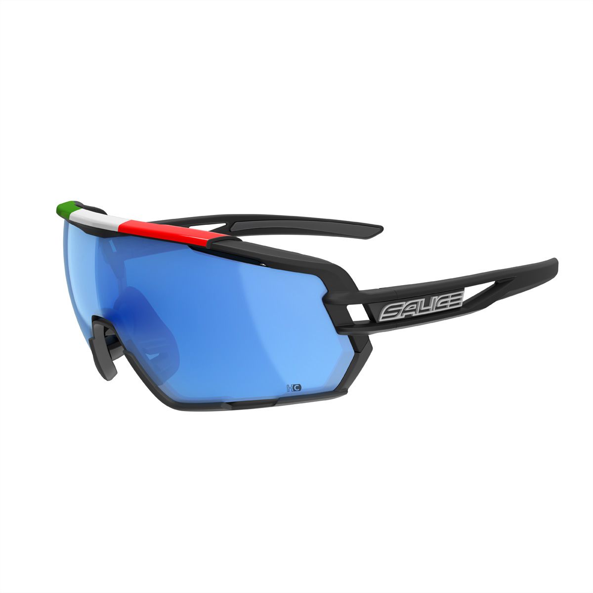 Salice Occhiali Lunettes de sports 020ITA, Black ITA / RW Blue