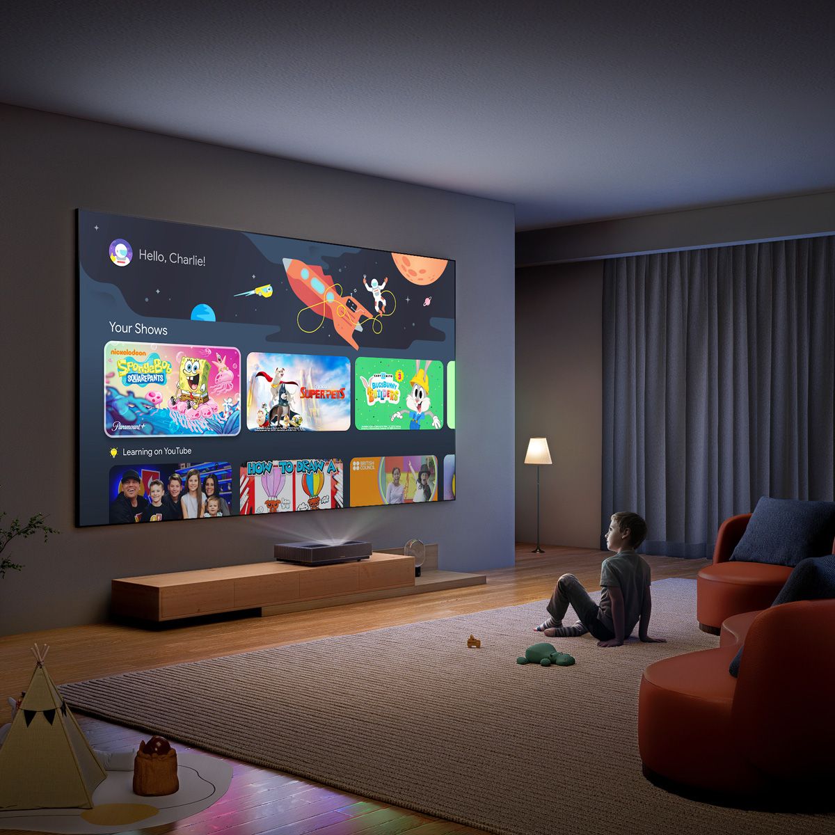 Formovie Laserprojecteur Cinema Edge , 80"-150", 2'100 AL, 4K