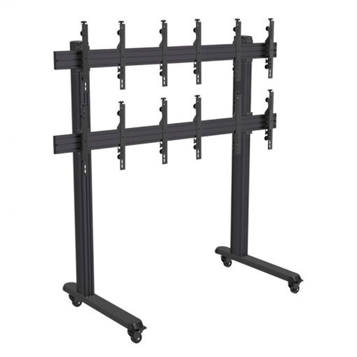 Hagor support mural HA-VWT 3 x 2 Portrait, Videowall-Trolley, noir