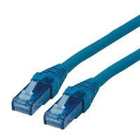 Cordon ROLINE UTP Cat.6A / 10 Gigabit, Component Level, LSOH, bleu, 5 m