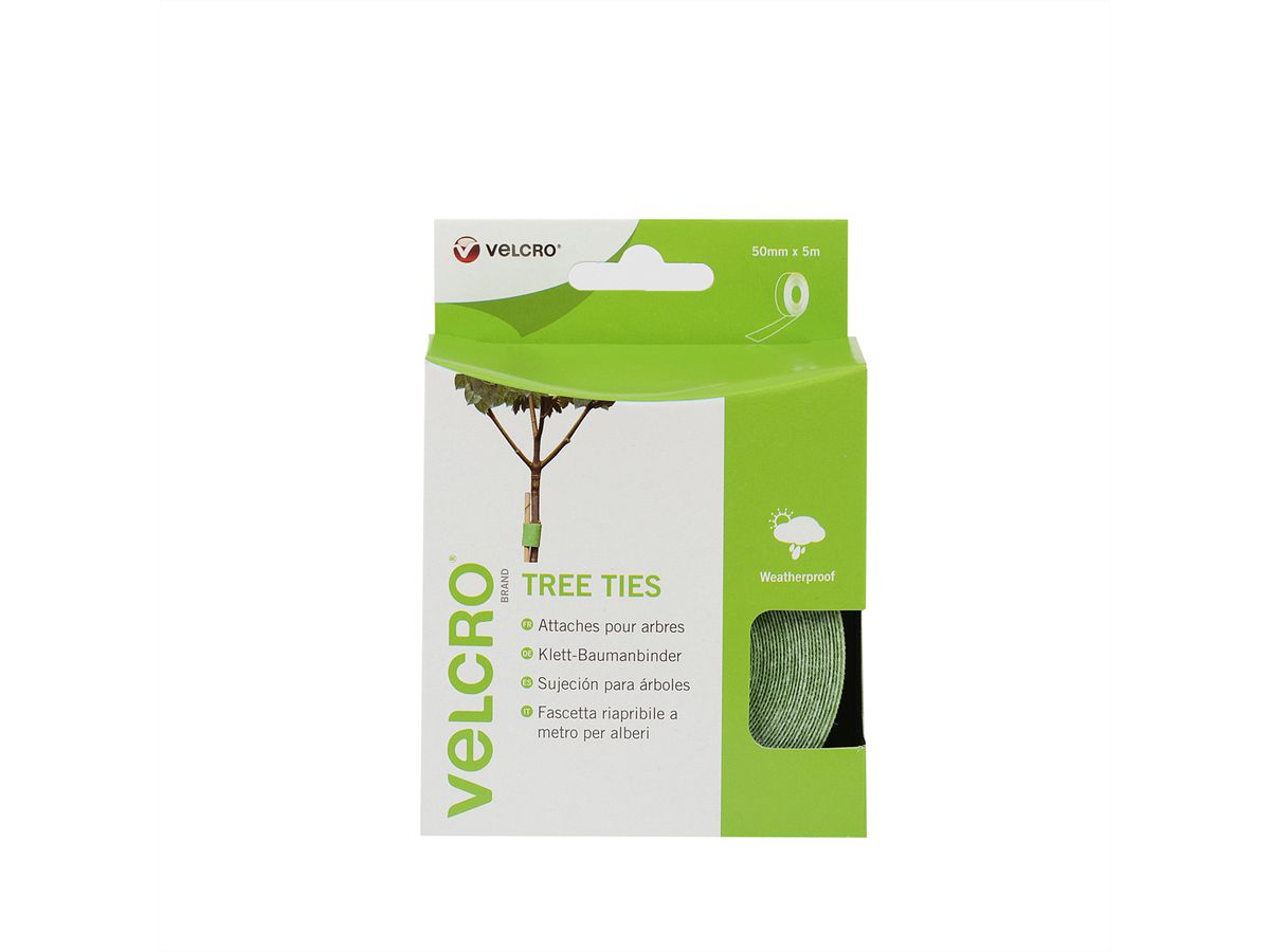 VELCRO® ONE-WRAP Bande pour arbres 50mmx5m, bande verte