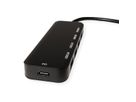 VALUE USB 3.2 Gen 1 Hub, 4fach, Typ C Anschlusskabel, mit 1 PD-Port