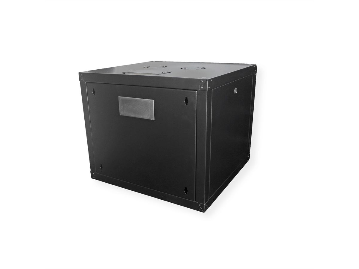 ROLINE 19-Zoll Wandgehäuse Pro 9 HE, 600x600 BxT schwarz