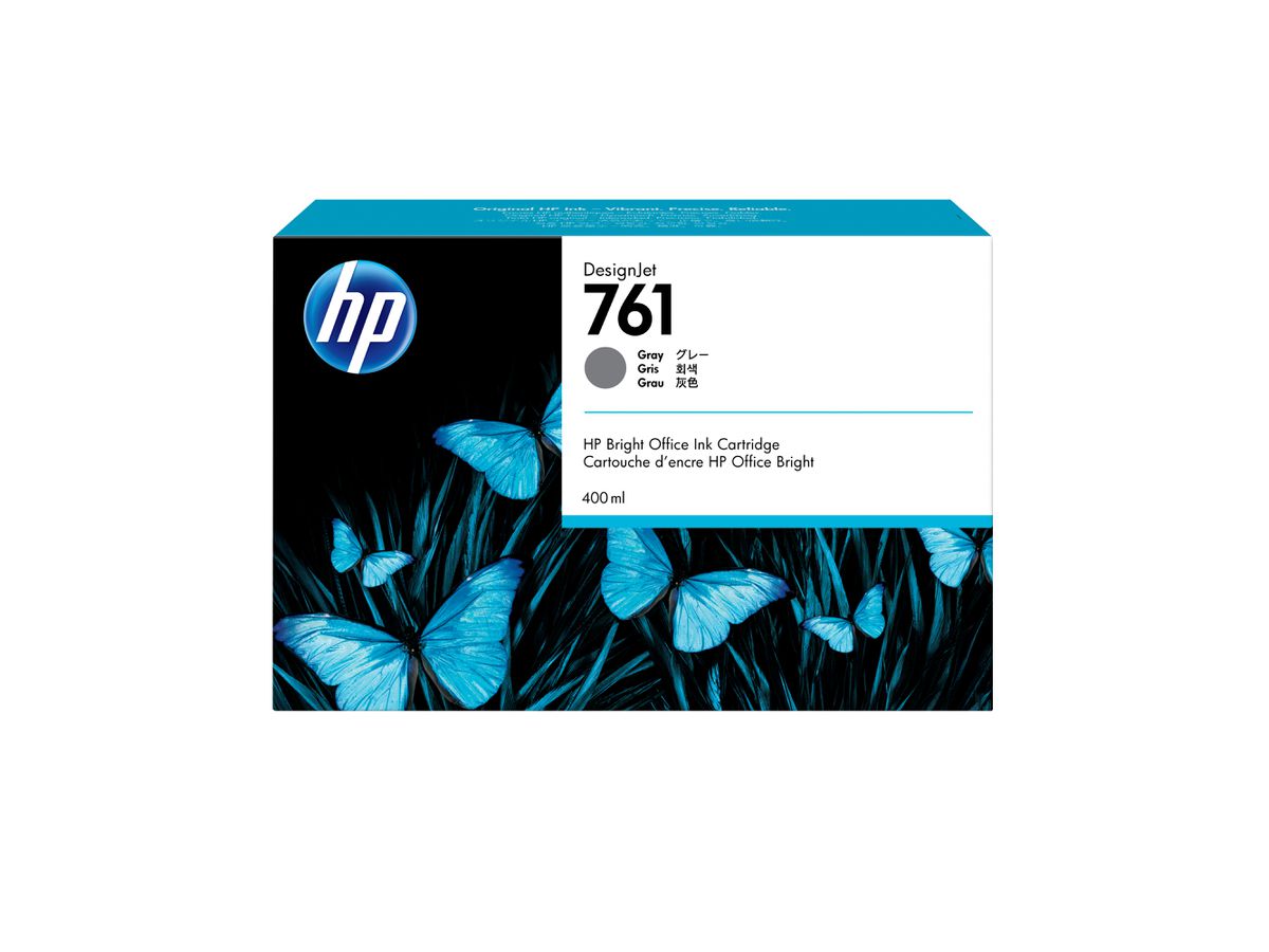 HP 761 Grau DesignJet Druckerpatrone, 400 ml