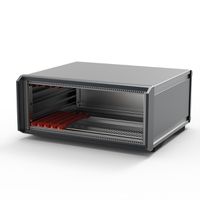 Coffret de bureau complet PropacPRO SCHROFF, blindé, 3 U, 63 HP, 266 mm