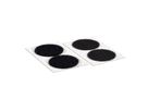 VELCRO® Boutons ronds 45mm x 6 noirs, crochets&velours autocollants extra fort