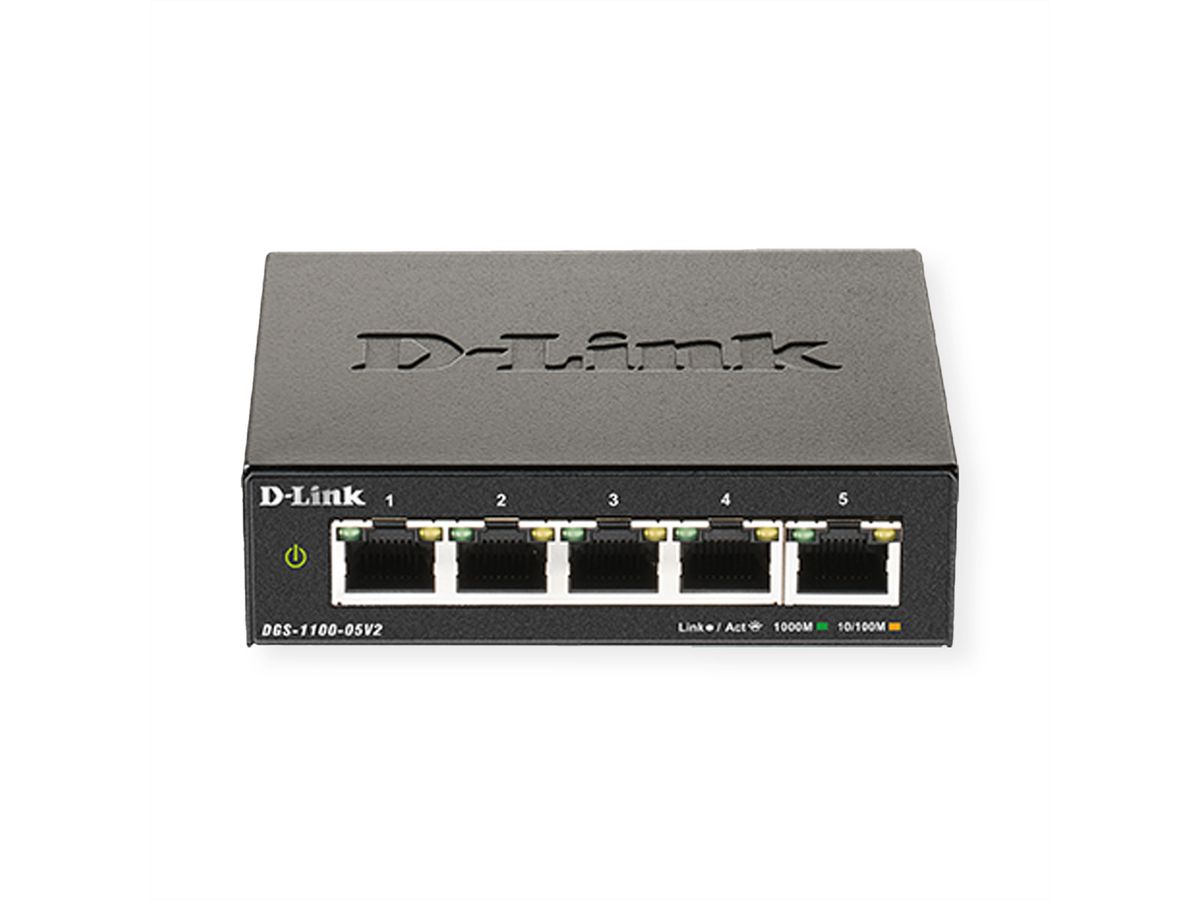 D-Link DGS-1100-05V2 Gigabit Smart Managed Switches