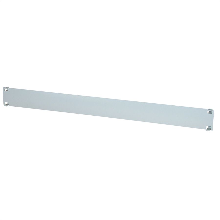 19"-Blindplatte 2 HE, Stahlblech, grau