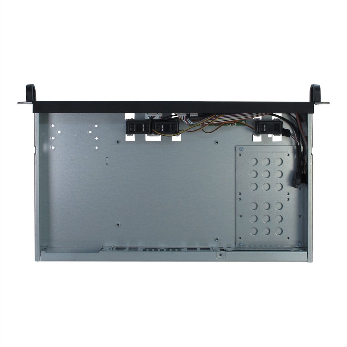 19" Servergehäuse 1U-K-125L, 1HE, schwarz