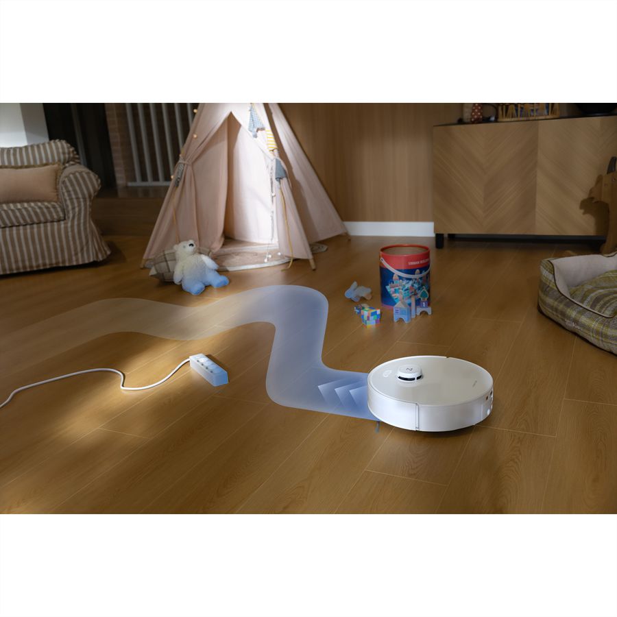Roborock Saugroboter Qrevo Curv 2 FlowX, weiss