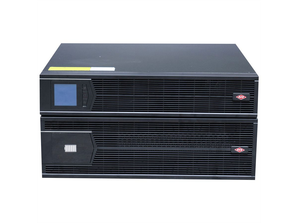 AEC IST3J 10kVA Online Rack USV - 2x 16x 9Ah externe Batterien - 6 Min. Autonomie bei 100% Last