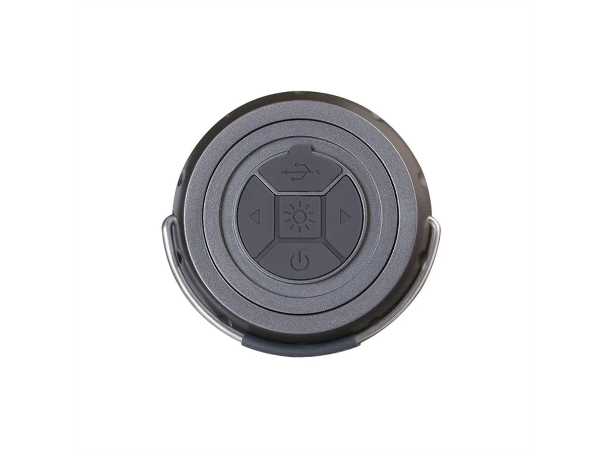 Lenco Bambus Lampe BTL-030BA, mit eingebauter Bluetooth Lautsprecher