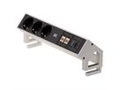 BACHMANN DESK2 3x contact de protection, 2x CAT6, 1x HDMI, 1x USB 3.0