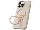 Torras Ostand 360° Spin Fusion Hülle, iPhone 16 Pro, MagSafe, beige