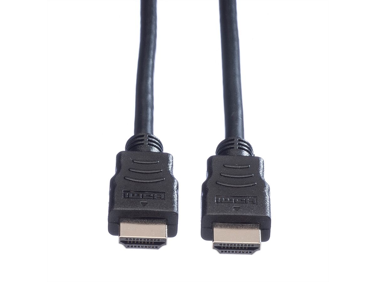 VALUE HDMI High Speed Kabel mit Ethernet, schwarz, 1 m