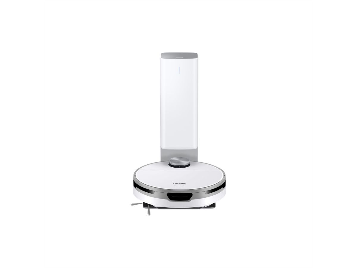 Samsung Jet Bot+ Aspirateur robot (VR8500), station d'aspiration intégrée, blanc