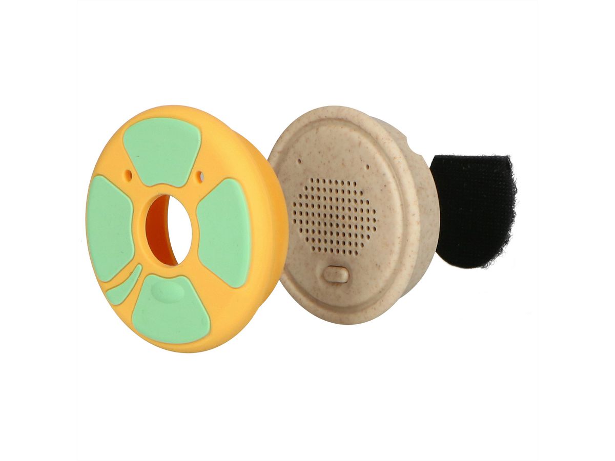 Alecto Baby HeeHee - Bouton vocal, transforme votre peluche en un ami interactif, Blanc