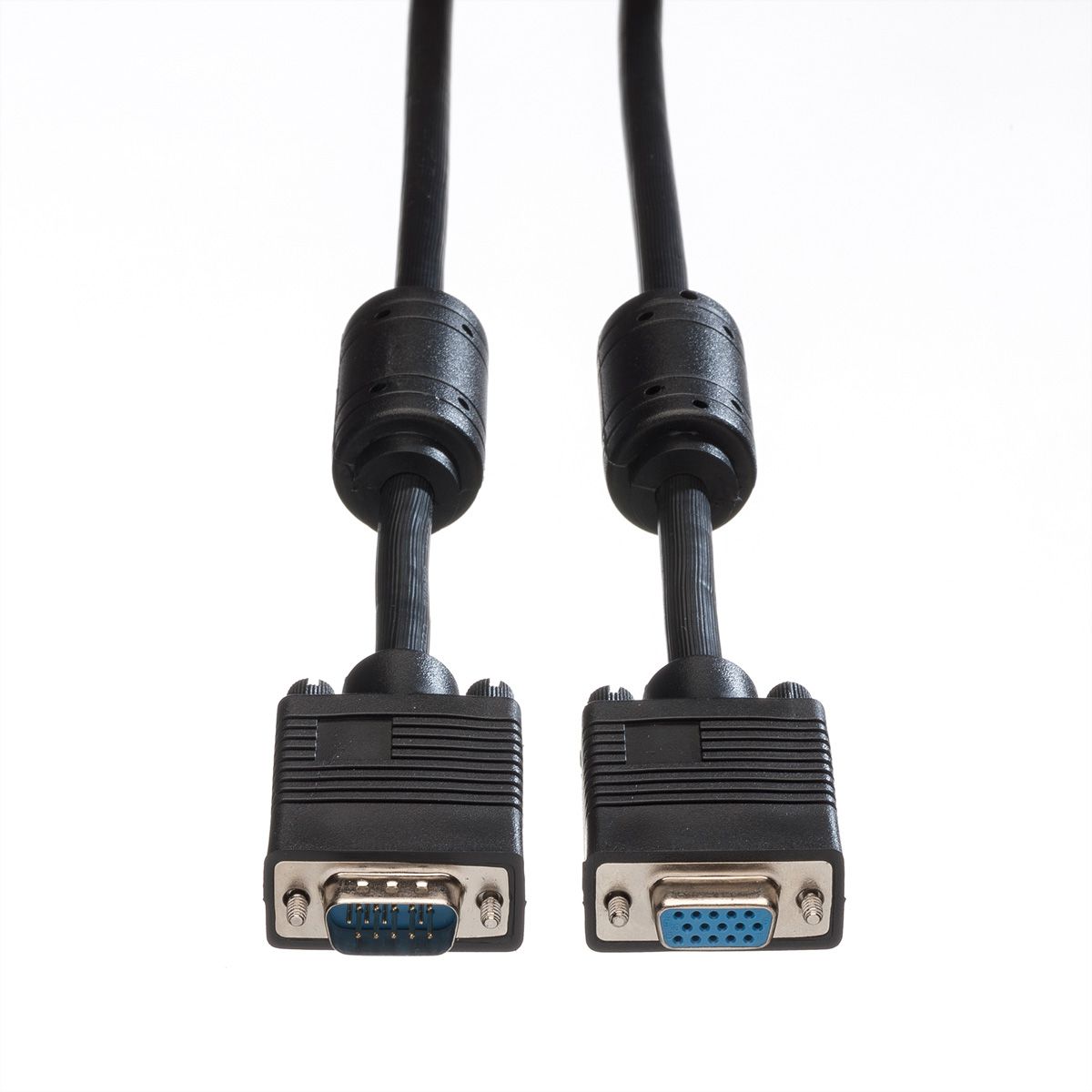 ROLINE SVGA-Kabel HD15 ST - BU mit Ferritkern, 6 m