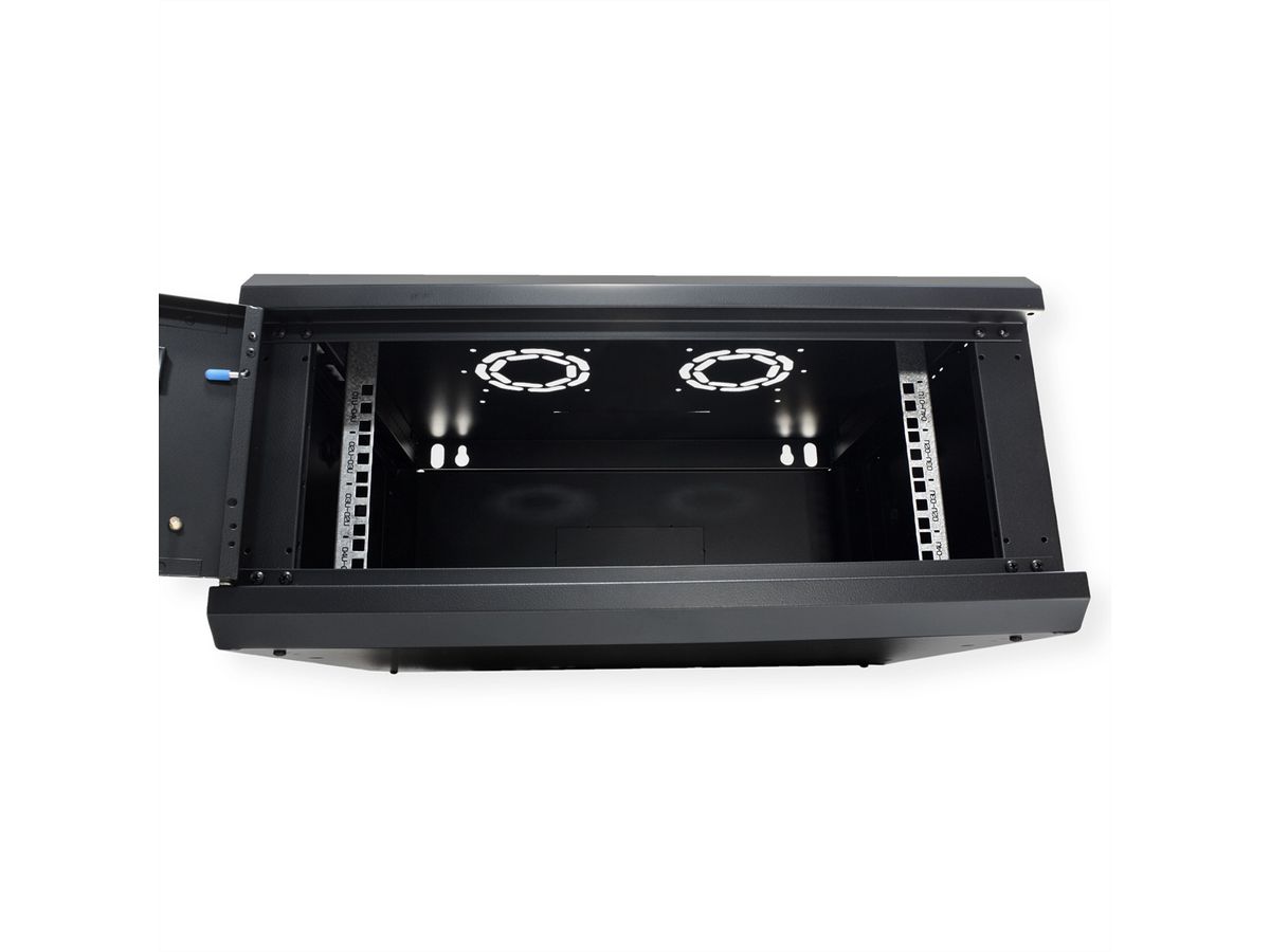 ROLINE 19" Boîtier mural Basic Plus 4U, 600x450 LxP noir