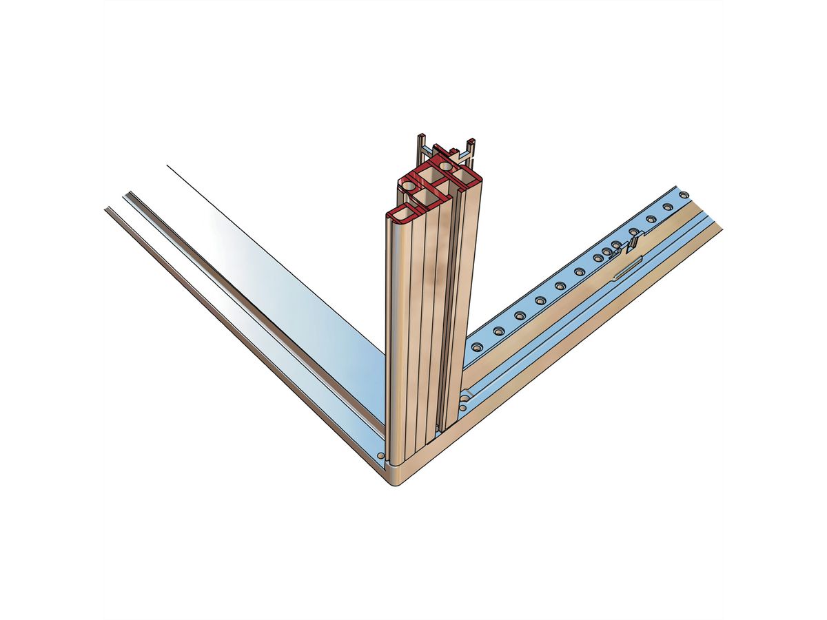 SCHROFF Seitenwand für Heavy-Duty - SEIT.WD.43HE 800T HD 7021 2X