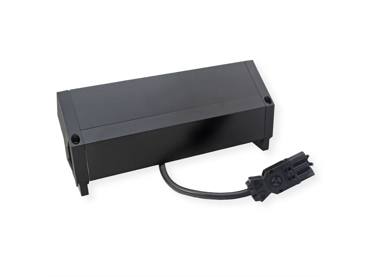BACHMANN DESK2 2xUTE 1xUSB C 30W 1xCM 0,2m GST18 RAL9005
