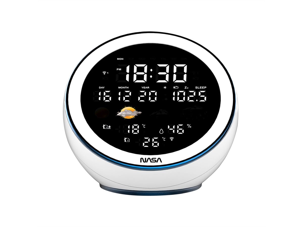 Nasa Wetterstation WSP1500, weiss, Bluetooth Speaker