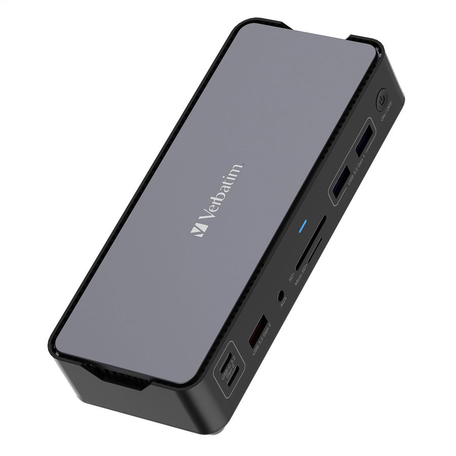 Verbatim Docking Station 15 Port, 2xHDMI,3xUSB-A,3xUSB-C,1xDP,RJ45