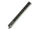BACHMANN Prise multiple 19", 8x, noire