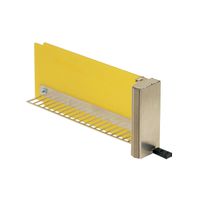 Module de remplissage SCHROFF AMC avec poignée coulissante, double, aluminium