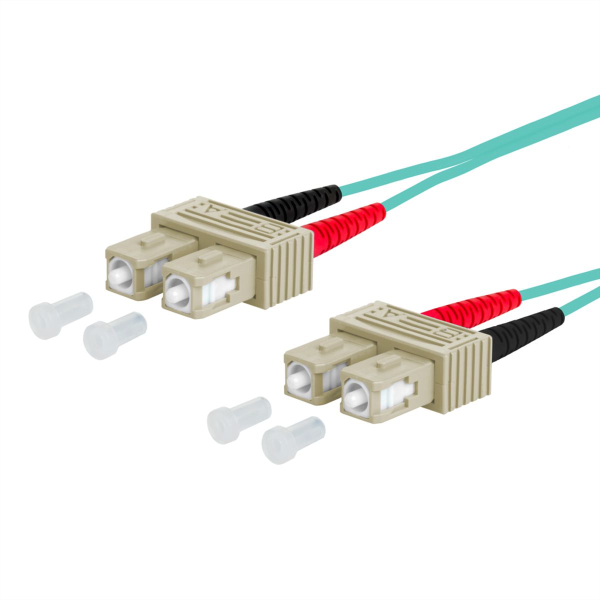METZ CONNECT OpDAT Patchkabel, SC-D/SC-D OM3, 2 m