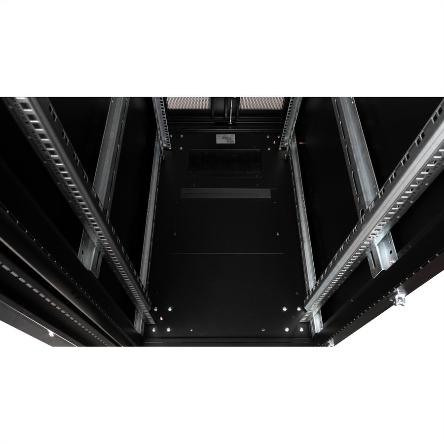 ROLINE 19-Zoll Serverschrank Pro 36 HE, 600x1000 BxT schwarz Plexiglas