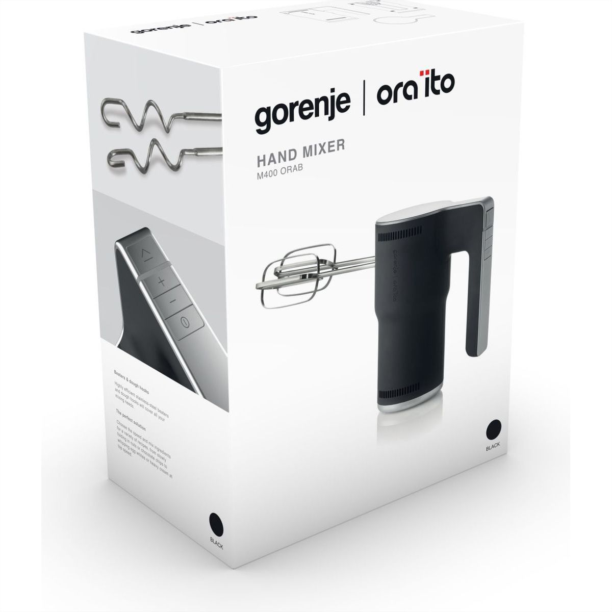 Gorenje Mixeur à main M400ORAB, 400 W, noire