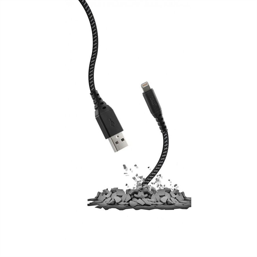T'NB XW3M USB/Lightning Kabel, schwarz/grau, 3 Meter