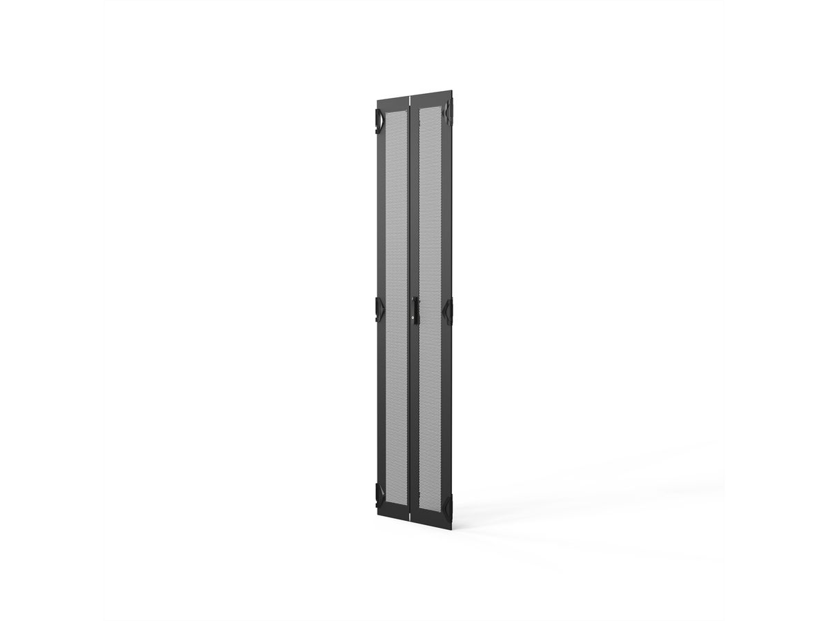 SCHROFF Porte double 2450H 600L perforée