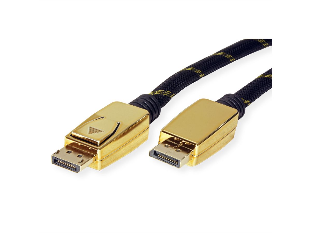 ROLINE GOLD DisplayPort Kabel, DP ST - ST, 10 m