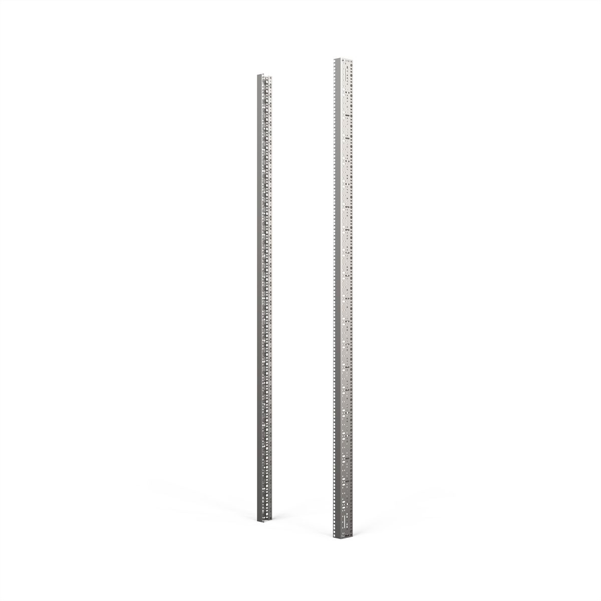 SCHROFF 19"-Winkelprofil mit Universal-Lochung (EIA), AlZn - WINKELPROFIL 19"47HE ALZ(2X)