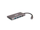 ROLINE USB Typ C Dockingstation, 4K HDMI, 3x USB, SD/MicroSD Kartenleser, PD