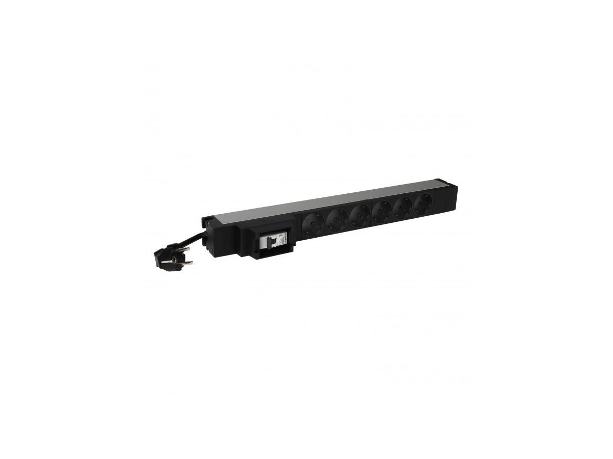 Middle Atlantic Products 646831 Stromverteilereinheit (PDU) 6 AC-Ausgänge 1U Schwarz