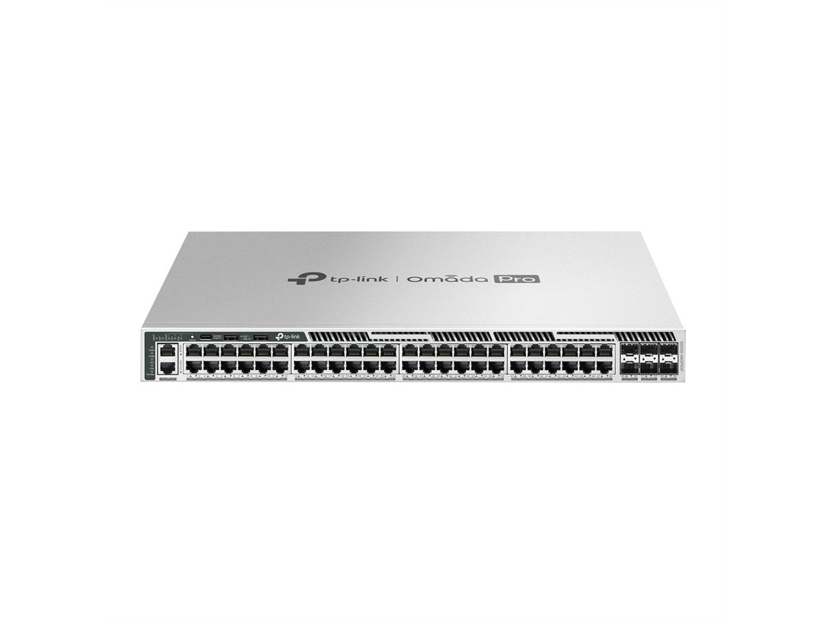 TP-Link Campus Switch S6500-48GP6XF , 48x1G 6x10G PoE L3 Stackable Switch