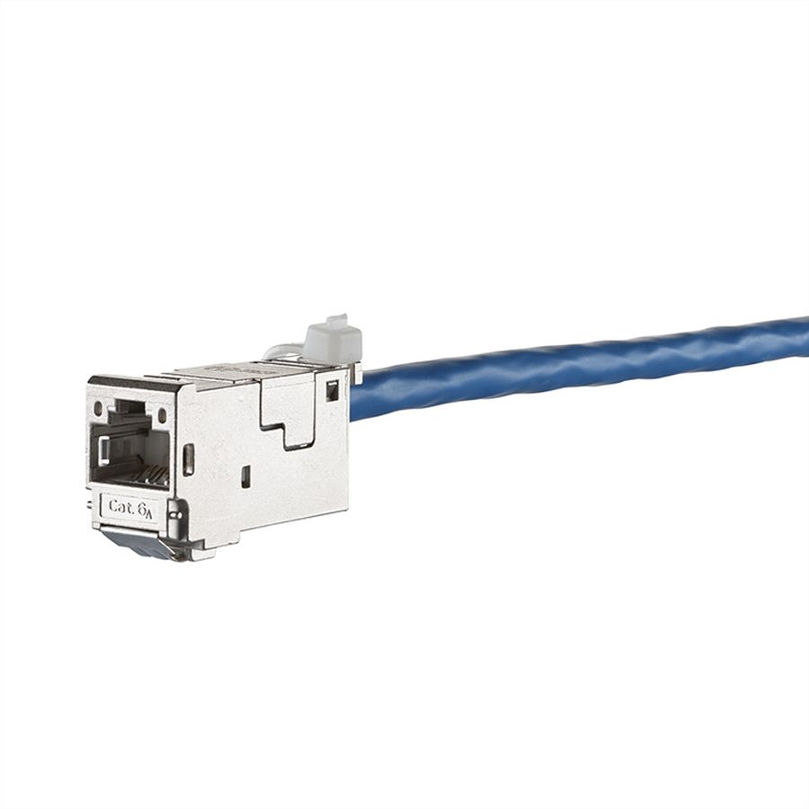 METZ CONNECT E-DAT Modul Cat.6A (Class EA), Kabelmontage ohne Werkzeug