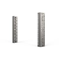 SCHROFF 19"-Winkelprofil mit Universal-Lochung (EIA), AlZn - WINKELPROFIL 19" 8HE ALZ(2X)