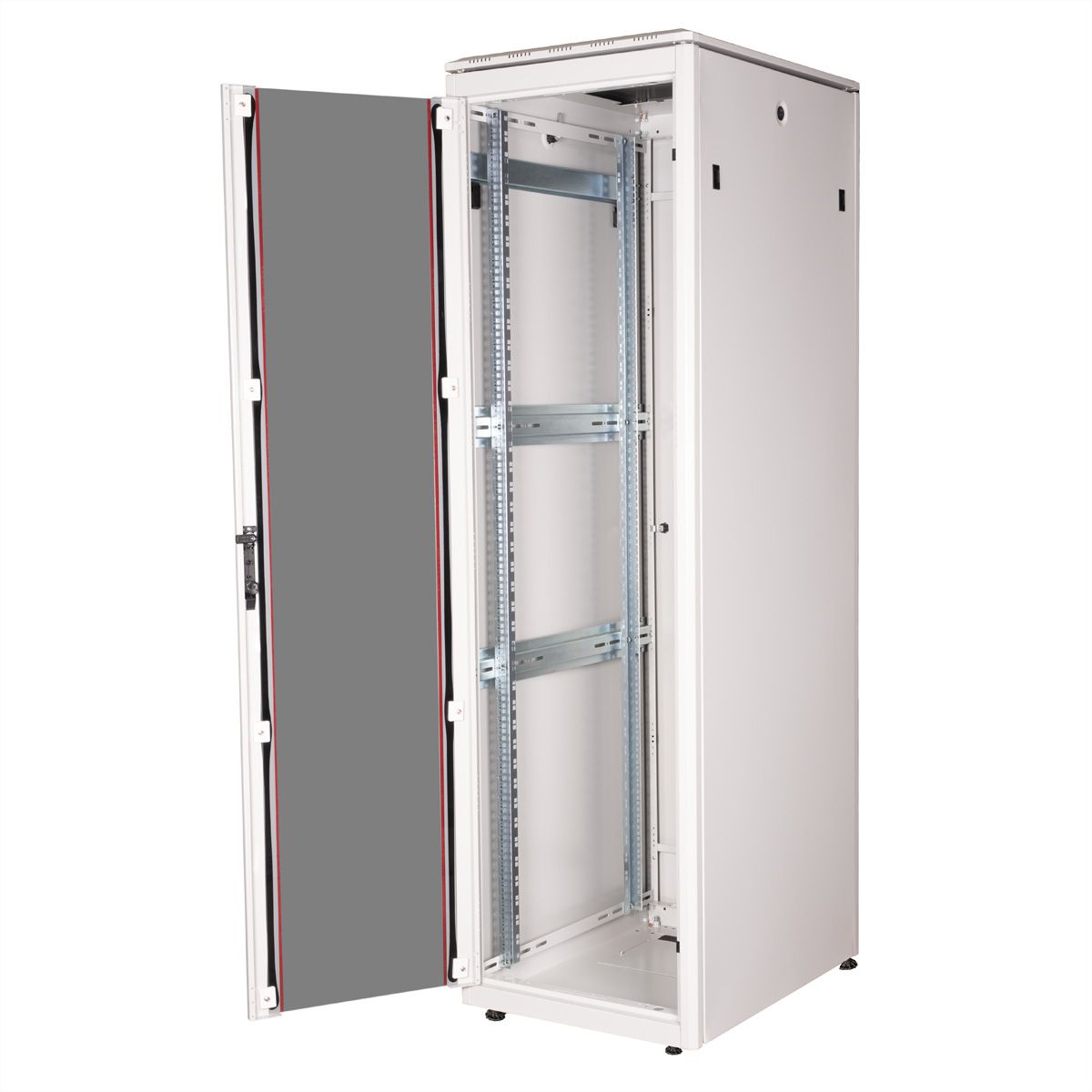 ROLINE 19-Zoll Netzwerkschrank Pro 42 HE, 600x800 BxT Glastür grau