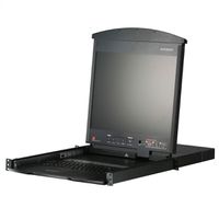 ATEN KL1508AM KVM-Switch, 43cm TFT, VGA, PS/2-USB über Kat 5, 8 Port, D, CH-Layout