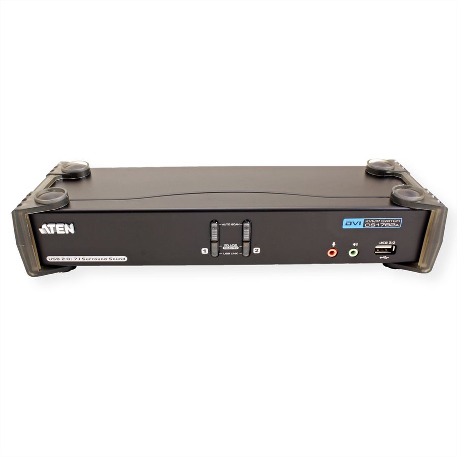 ATEN CS1782A Switch KVM Dual-Link DVI, USB, Audio, 2 ports