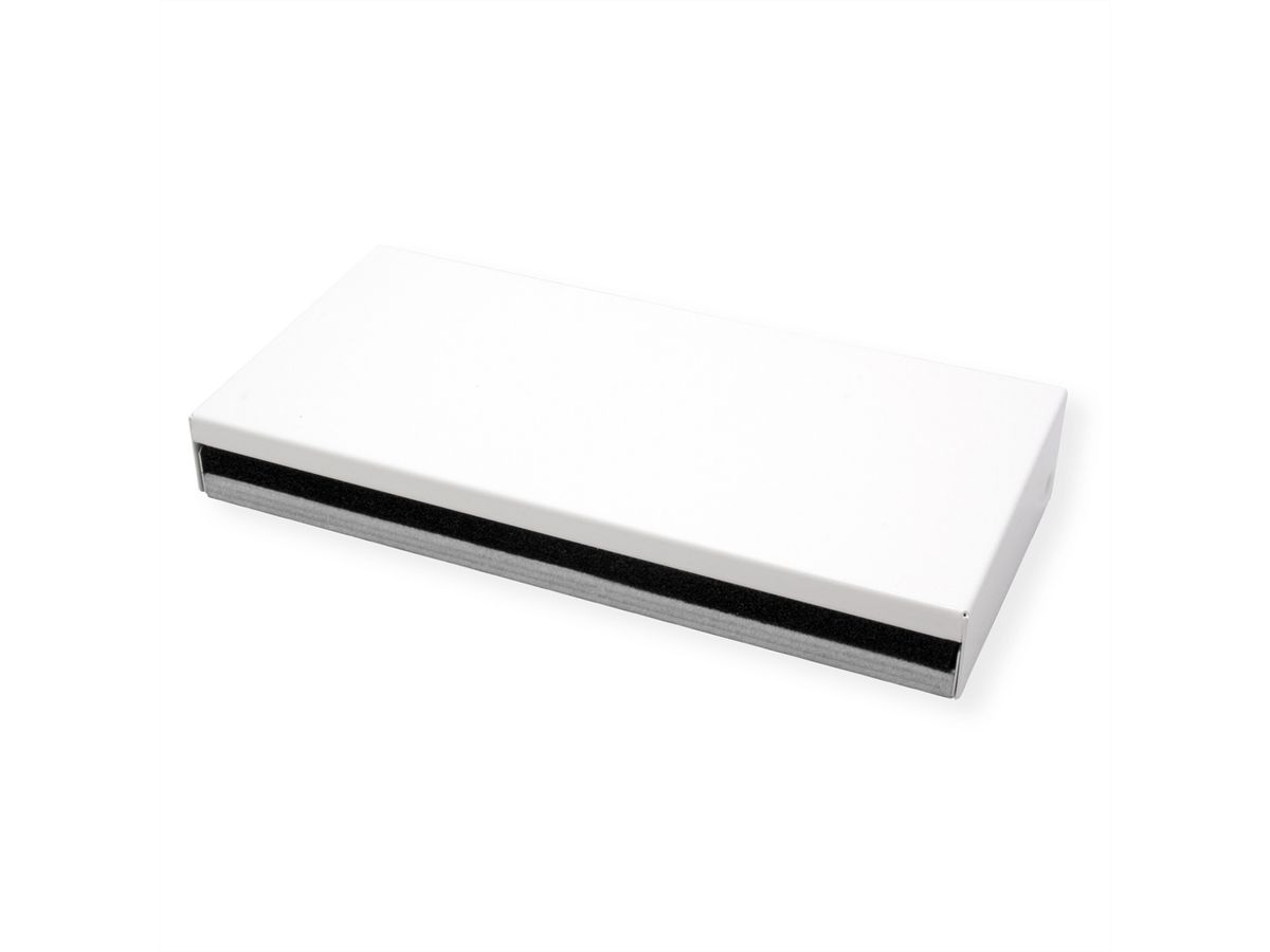 METZ CONNECT  Keystone boîtier en saillie 12 ports blanc pur, non équipé